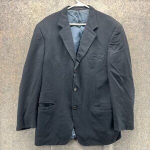 Versace Blazer Mens 40R Blue Classic V2 Jacket Sport Coat Single Breasted